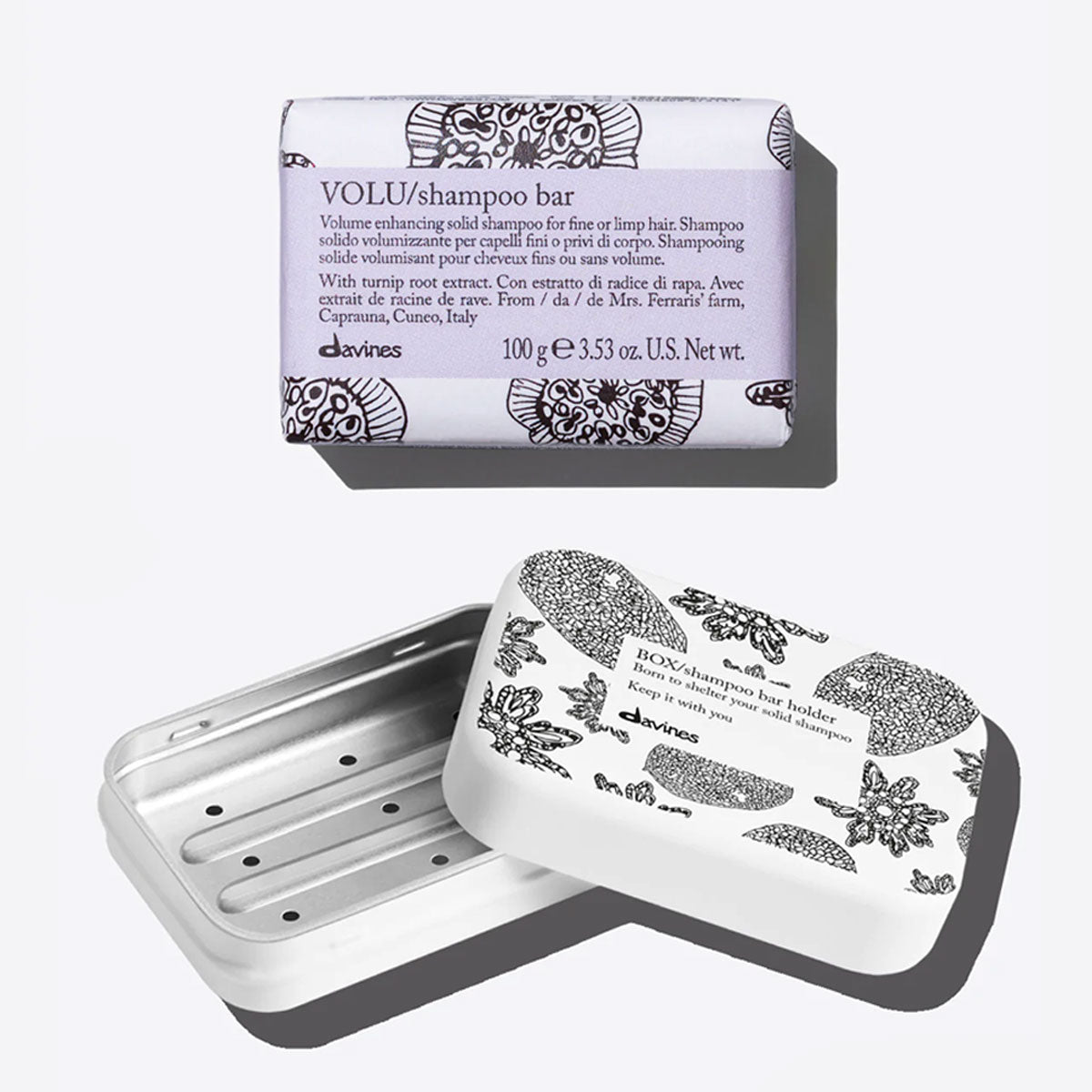 VOLU Shampoo Bar and Case 1  2 pz.Davines
